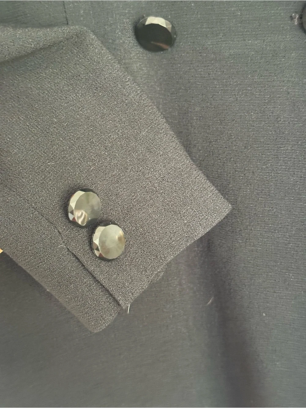 Dior Black Shawl Collar Double-Breasted Blazer